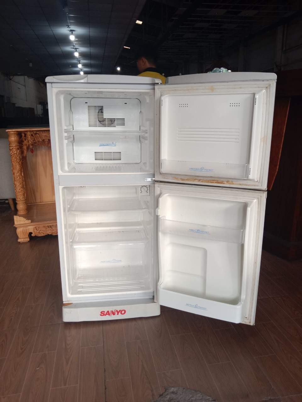 Tủ lạnh sanyo 110 Lít SR-11JN cũ SP018984