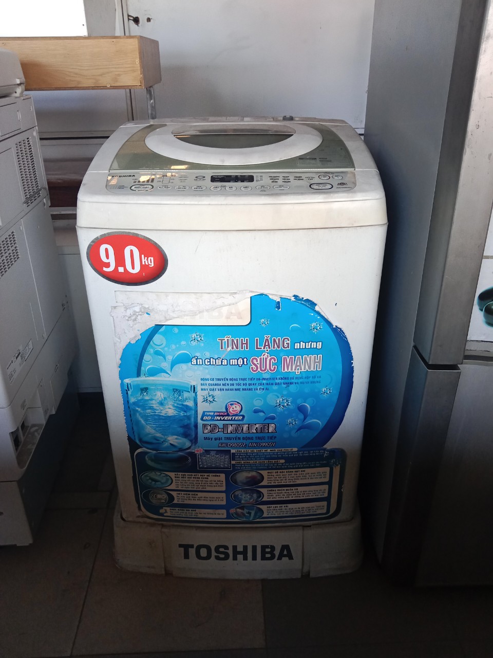 Máy giặt Toshiba 9.0 Kg AW-D980SV cũ SP019073