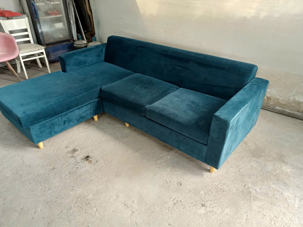 Bộ sofa góc L  cũ ( 2.2m x 1.6m x 40/70 )